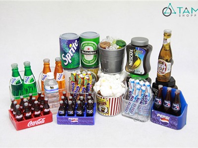 Mô hình nam châm hít tủ lạnh siêu dễ thương